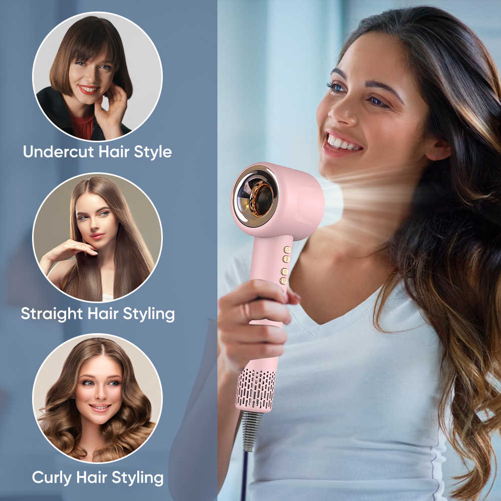 Professional Ionic Hair Dryer – Leafless, Fast-Drying, Salon-Grade Styling Tool