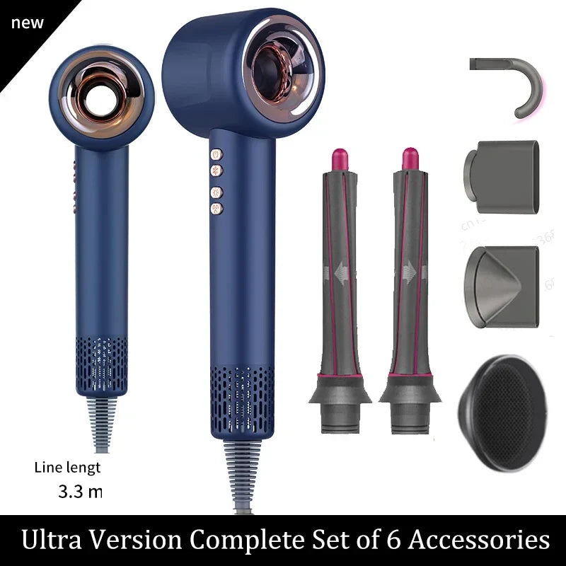 Professional Ionic Hair Dryer – Leafless, Fast-Drying, Salon-Grade Styling Tool