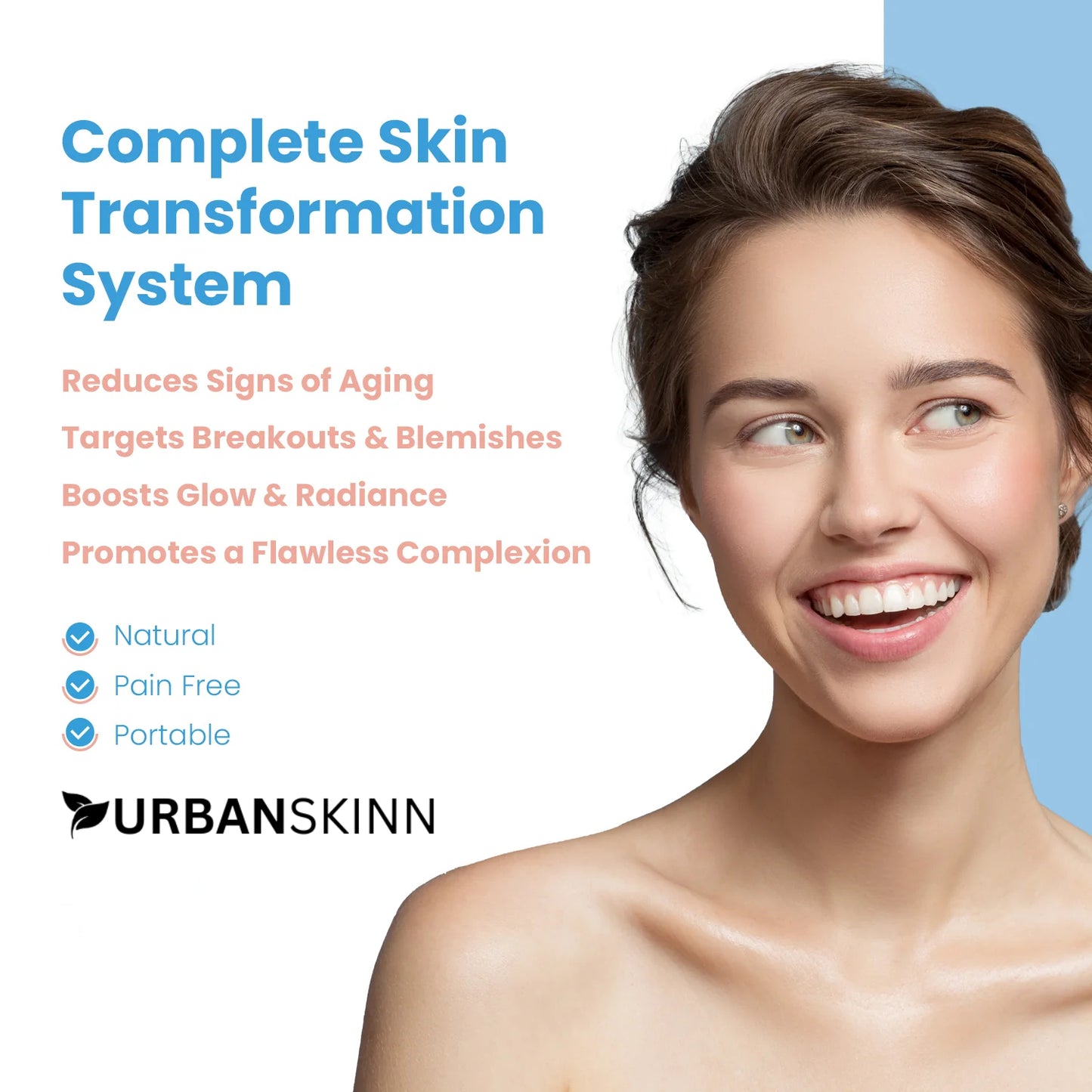 NuDerma High Frequency Wand complete skin transformation anti-acne results