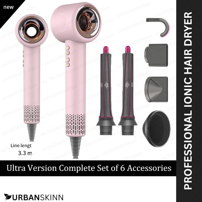 Professional Ionic Hair Dryer – Leafless, Fast-Drying, Salon-Grade Styling Tool