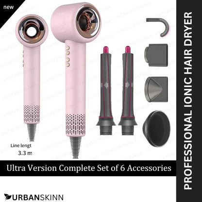 Professional Ionic Hair Dryer – Leafless, Fast-Drying, Salon-Grade Styling Tool