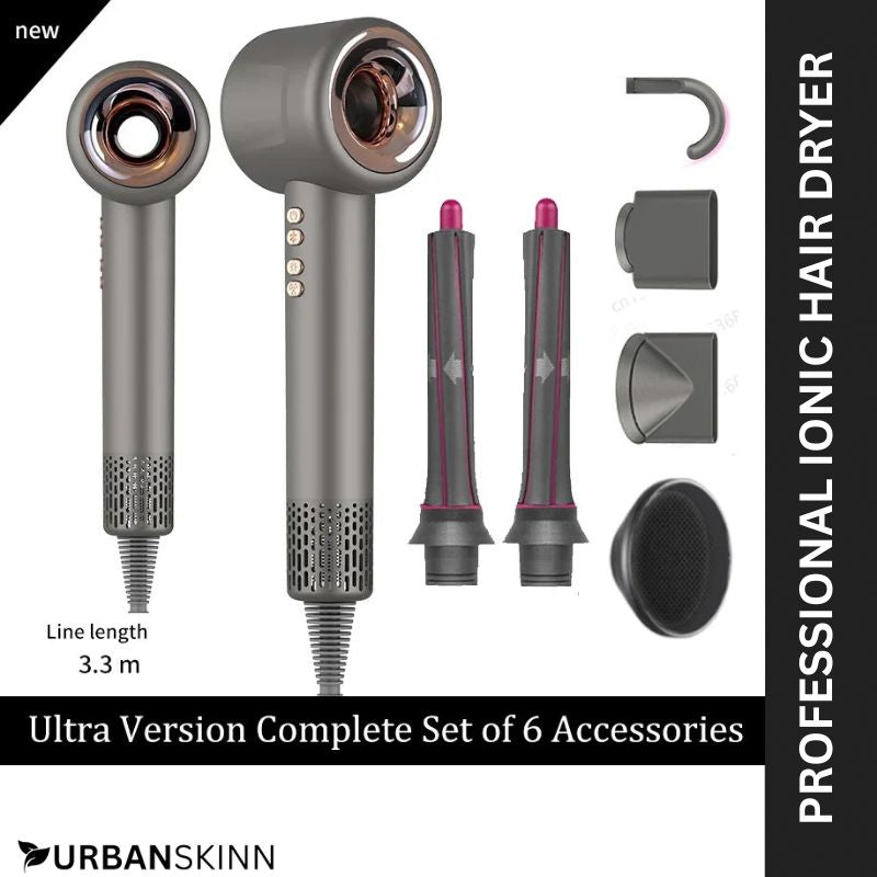 Professional Ionic Hair Dryer – Leafless, Fast-Drying, Salon-Grade Styling Tool