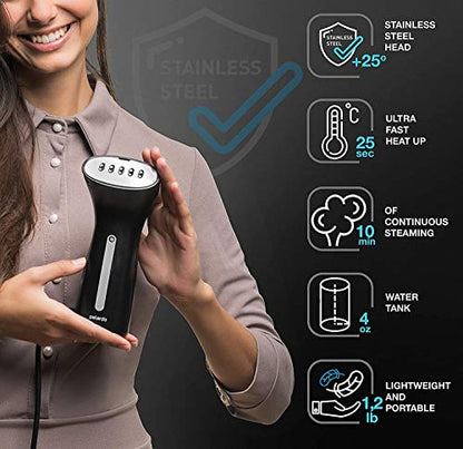 Handheld Garment Steamer – Portable, Fast-Heat, No Spitting