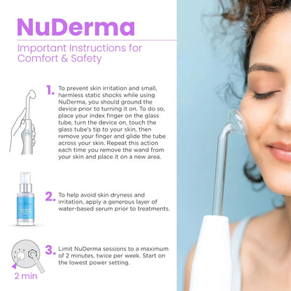 NuDerma Professional High Frequency Wand