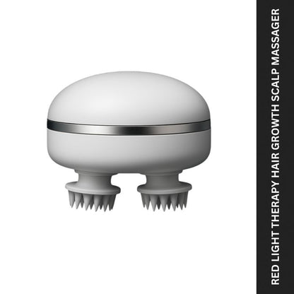 Hair Density and Growth-Stimulating Red Light Therapy Scalp Massager