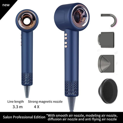 Professional Ionic Hair Dryer – Leafless, Fast-Drying, Salon-Grade Styling Tool