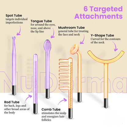 NuDerma Professional High Frequency Wand