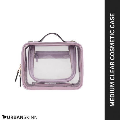Medium Clear Cosmetic Case – Everyday Makeup & Travel Bag