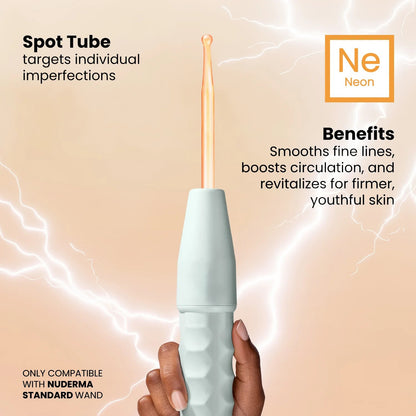 NuDerma Spot Attachment for targeted skin treatment – reduces acne, blemishes, and inflammation for clearer skin